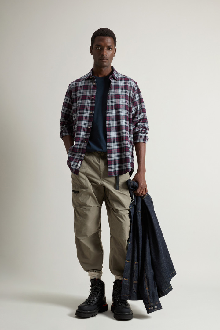 Plaid Shirt in Lightweight Flannel Gray photo 2 | Woolrich