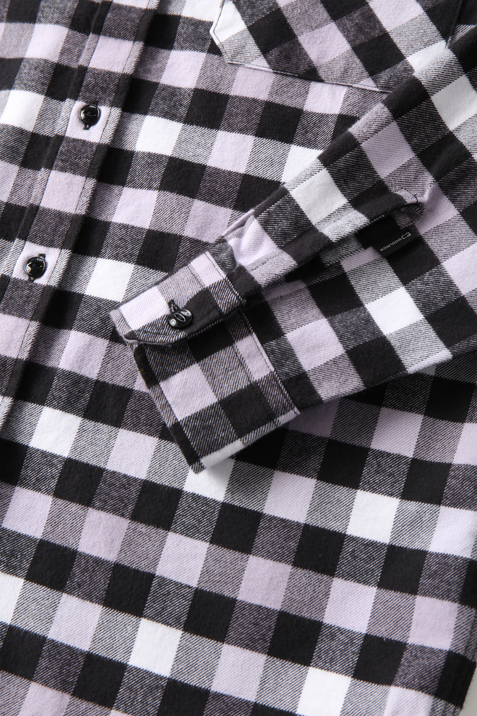Traditional Check Flannel Shirt Black photo 7 | Woolrich