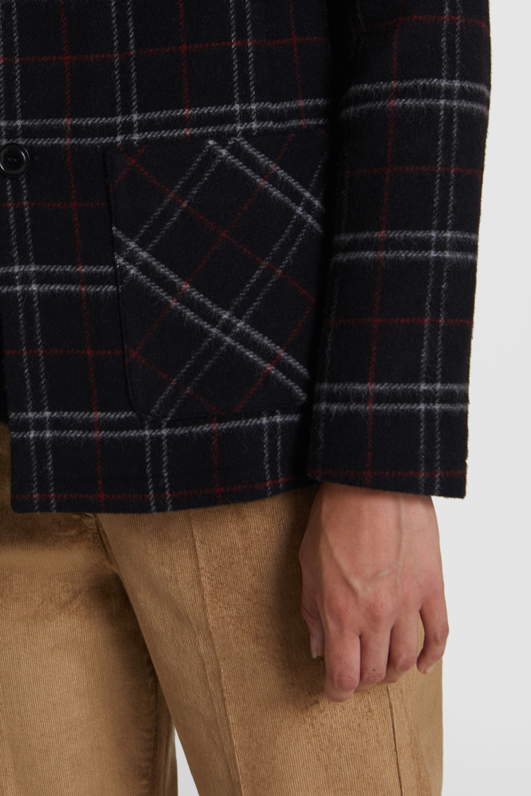 Blazer in lana stretch