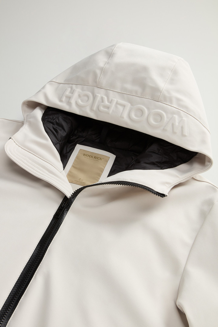 Pacific Jacket in Tech Softshell White photo 6 | Woolrich