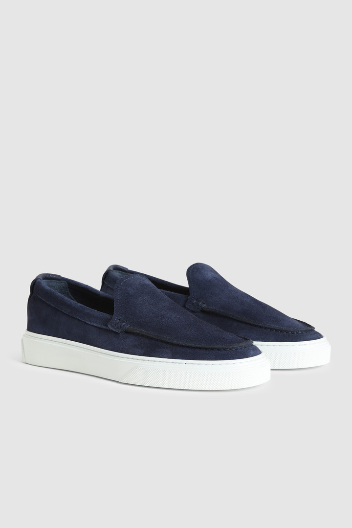 Spring Slip-On in Raw Suede Blue photo 2 | Woolrich