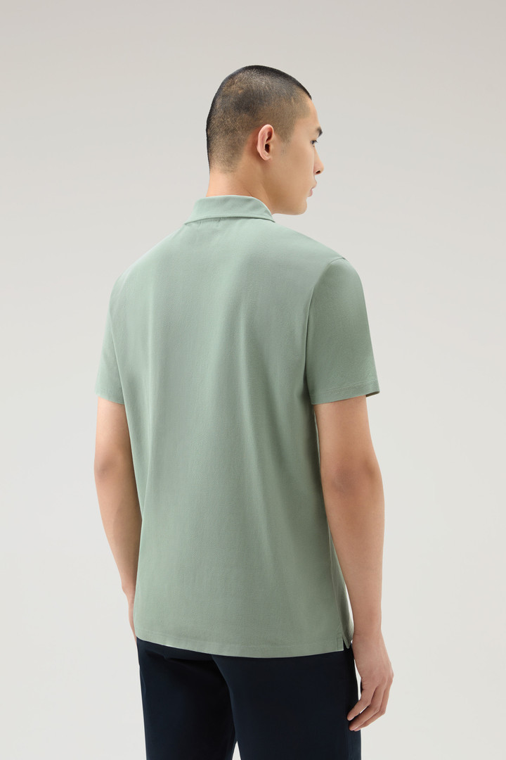 ICE COTTON POLO Groen photo 3 | Woolrich