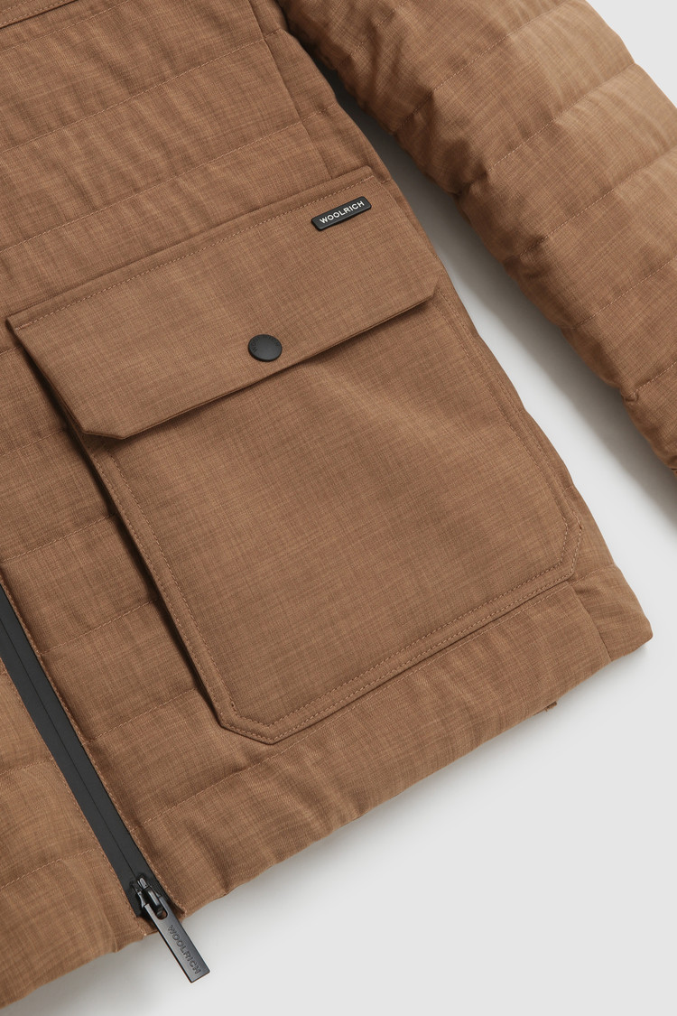 City Field Jacket in wool effect fabric