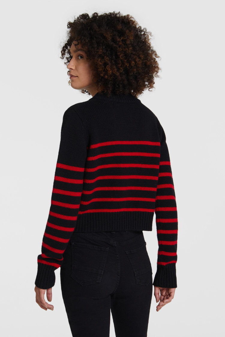 Kaschmirpullover mit Rundhalsausschnitt