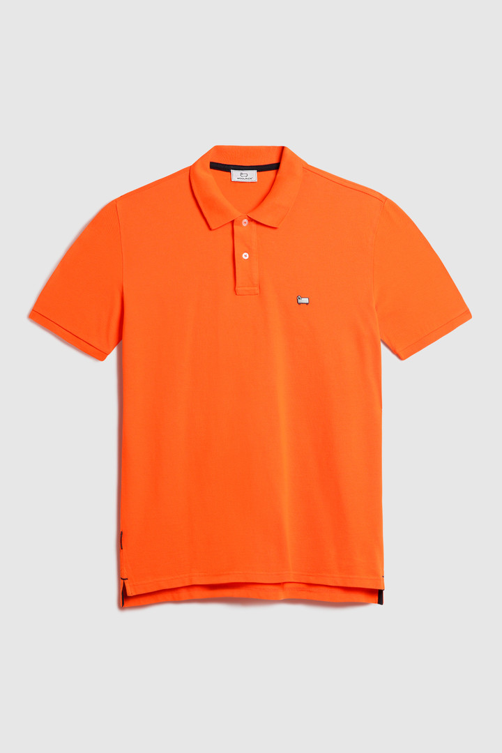 Polo American classique en coton orange photo 4 | Woolrich