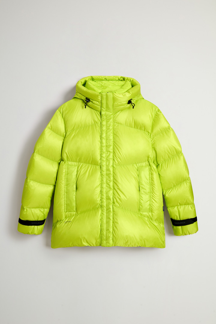 Recycled Pertex Quantum Nylon Down Jacket with Hood Yellow photo 5 | Woolrich