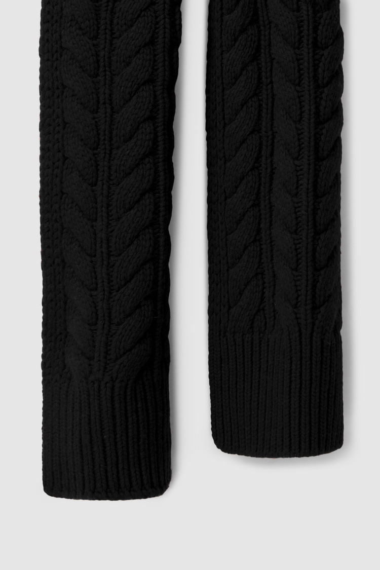 Wool-blend scarf