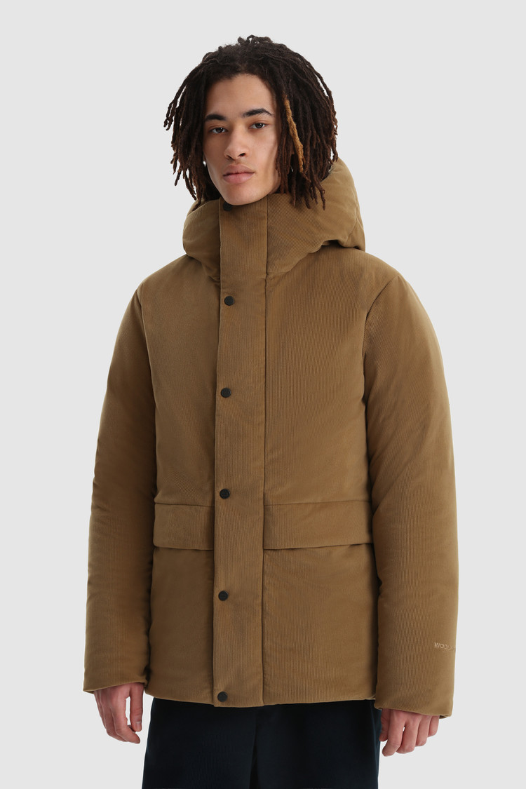 GORE-TEX corduroy puffy down Parka