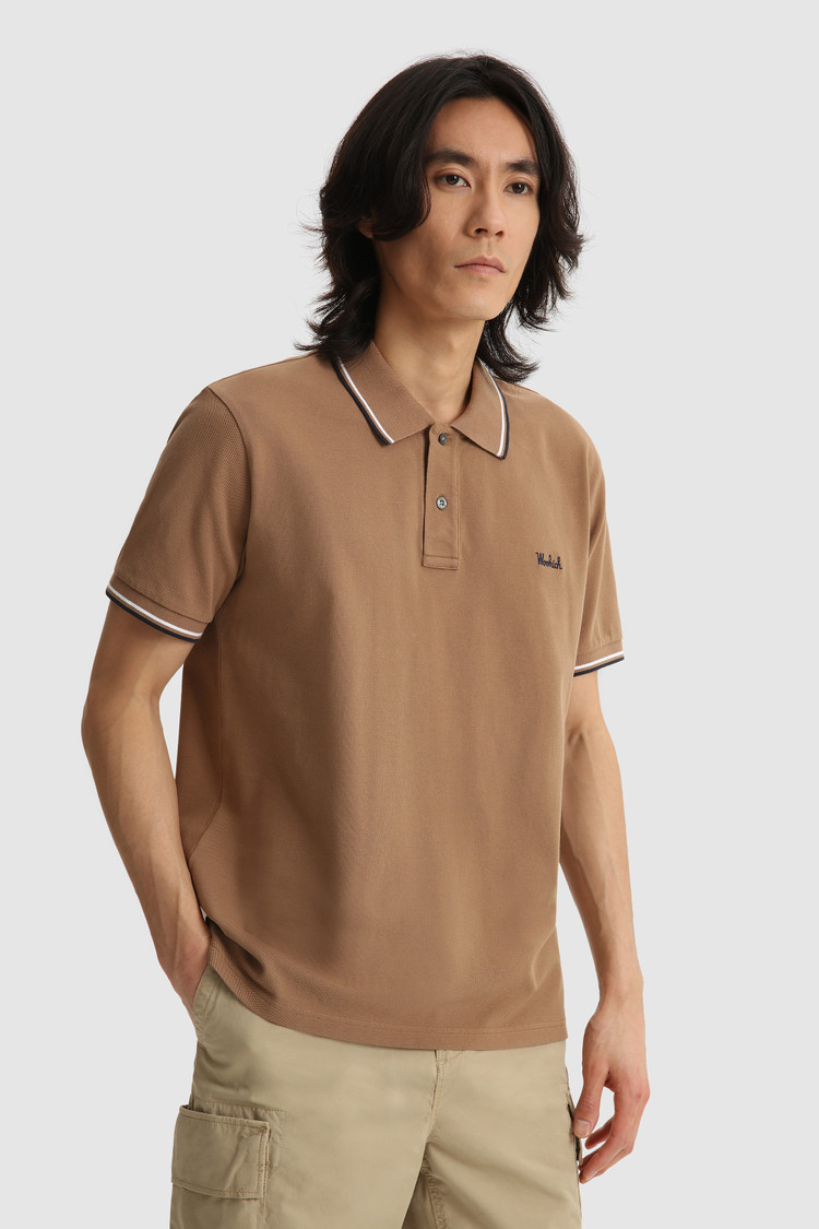 Polo Monterey de piqué de algodón