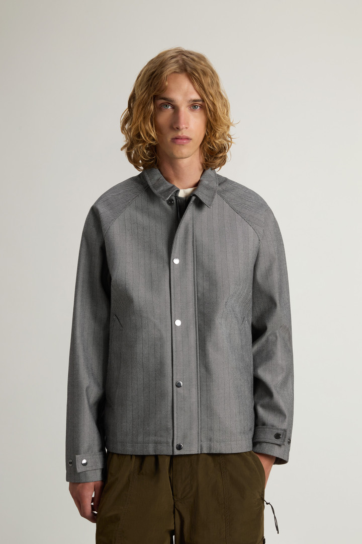 Yarn-Dyed Jacket in Three-Layer Fabric Gray photo 1 | Woolrich