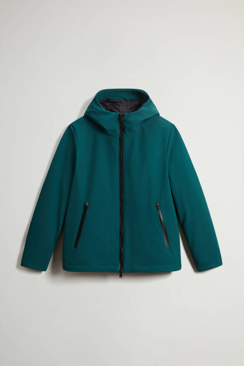 Pacific Jacket in Tech Softshell Green photo 2 | Woolrich