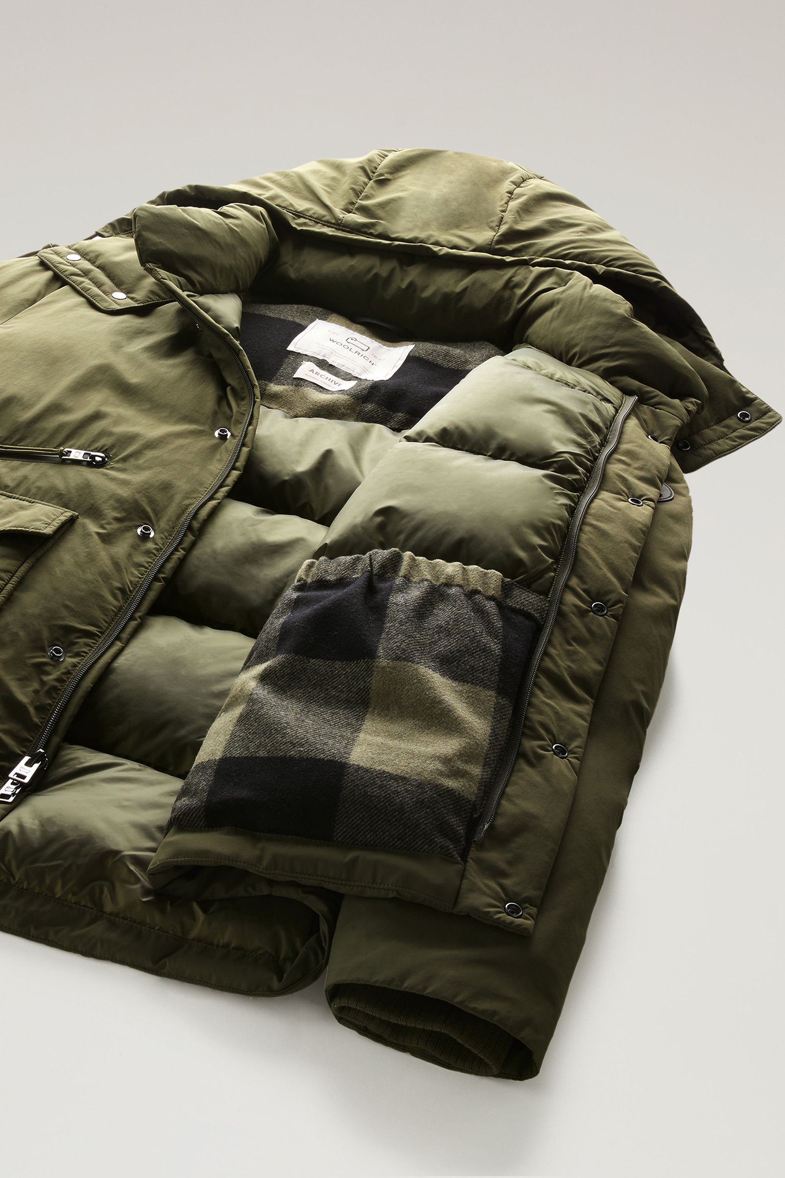 Aleutian Jacke aus Taslan-Nylon grün photo 11 | Woolrich
