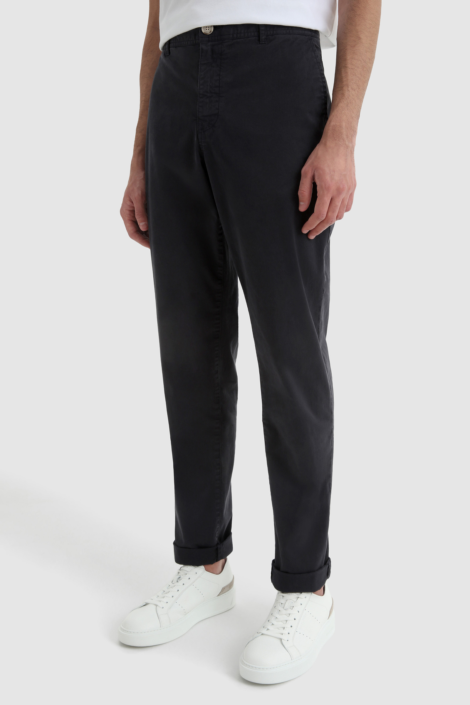Garment-dyed Chino pant Blue | Woolrich
