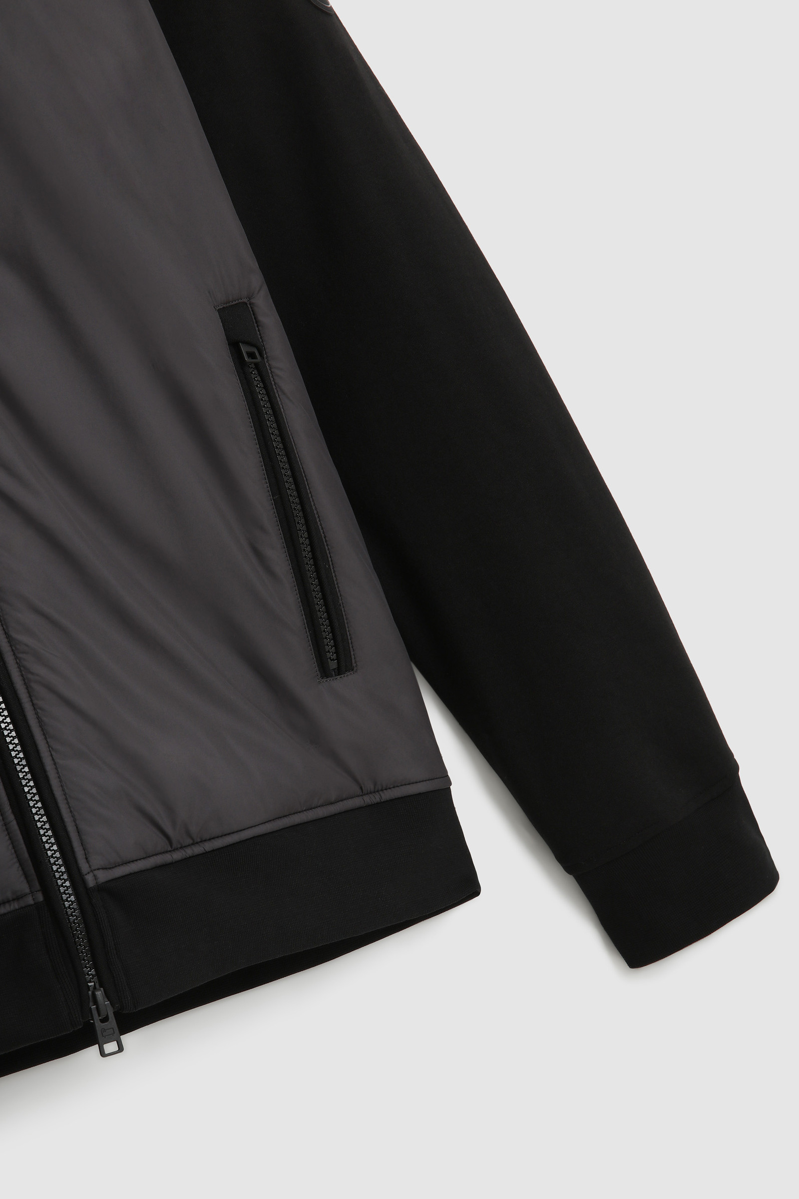 Hybrid Fabric Hoodie Black photo 8 | Woolrich