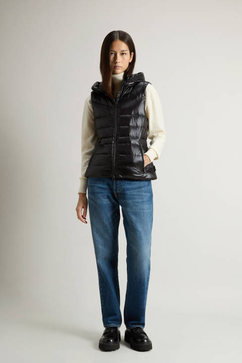 Aliquippa Padded Vest Black | Woolrich