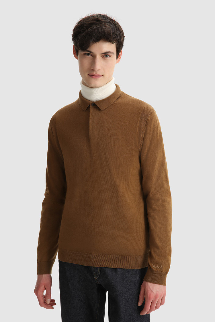 Polo de lana merino extrafina