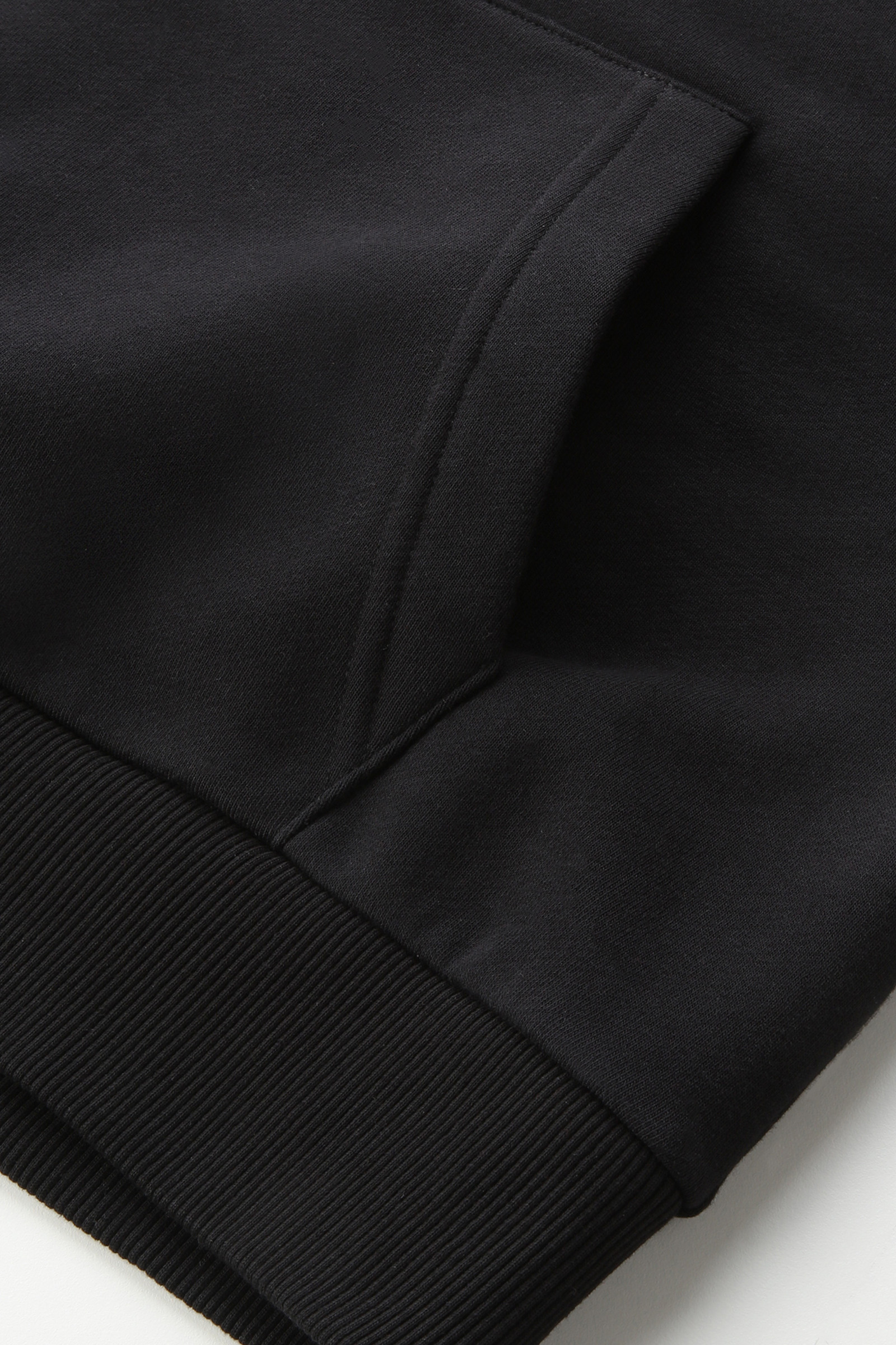 Logo Fleece Hoodie Black photo 7 | Woolrich