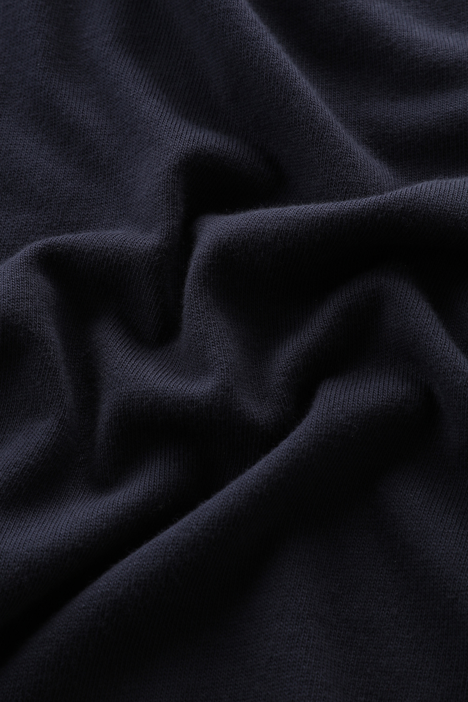 T-shirt in cotone a maniche lunghe con logo blu photo 9 | Woolrich
