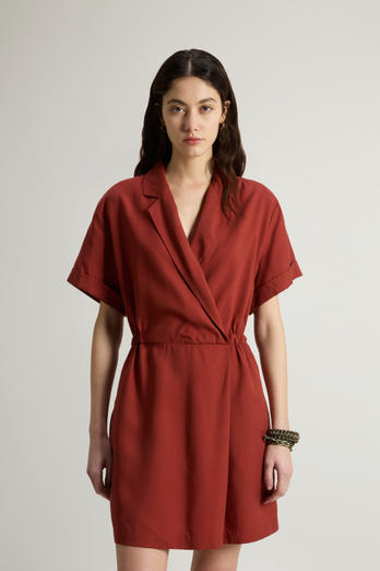 Tencel Dress Red | Woolrich