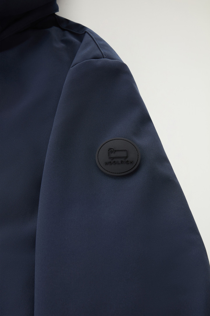 Barrow Mac Coat in Tech Softshell Blue photo 9 | Woolrich