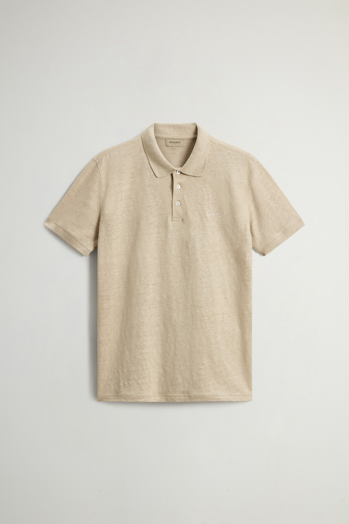 Polo de puro lino Beige photo 5 | Woolrich