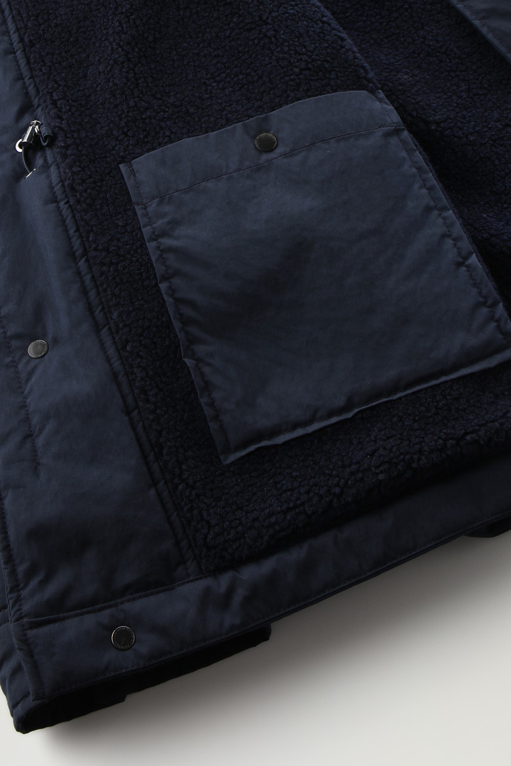 Ripstop Field Jacket with Sherpa Wool Lining Blue photo 7 | Woolrich