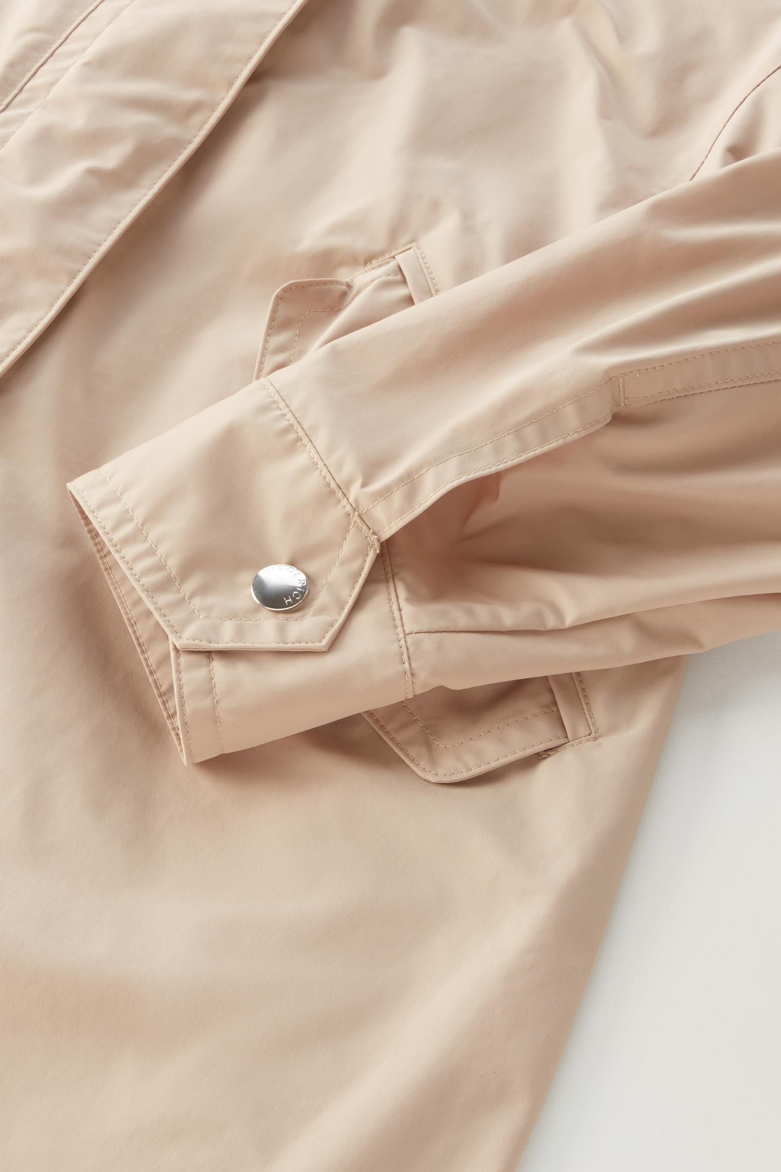 Long Summer Parka in Urban Touch Beige photo 8 | Woolrich