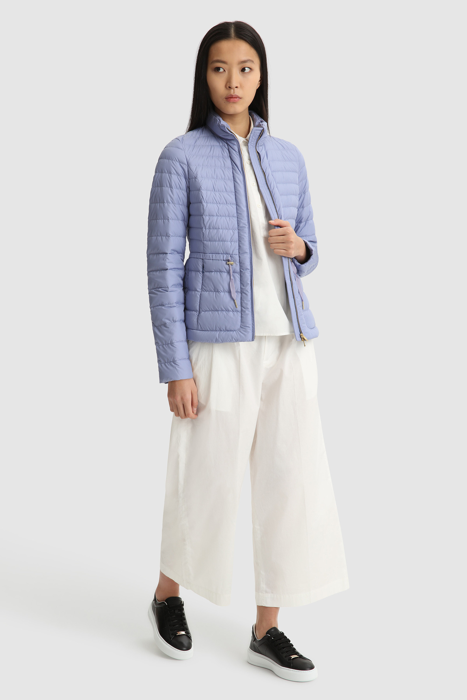 Hibiscus quilted jacket