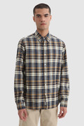 Shirt mit Knopfleiste und Madras-Muster aus Baumwollpopeline