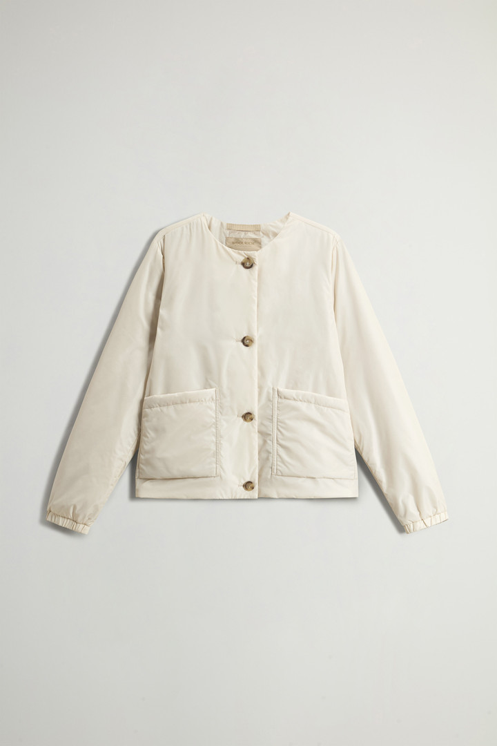 Crewneck Jacket in Nylon White photo 5 | Woolrich