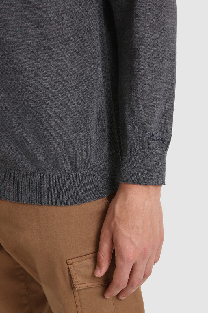 Turtleneck Sweater in extra fine merino wool