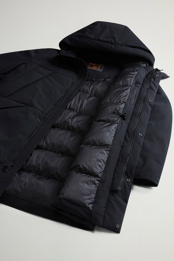 Men's Teton Parka in Matte Stretch Nylon black | Woolrich PL
