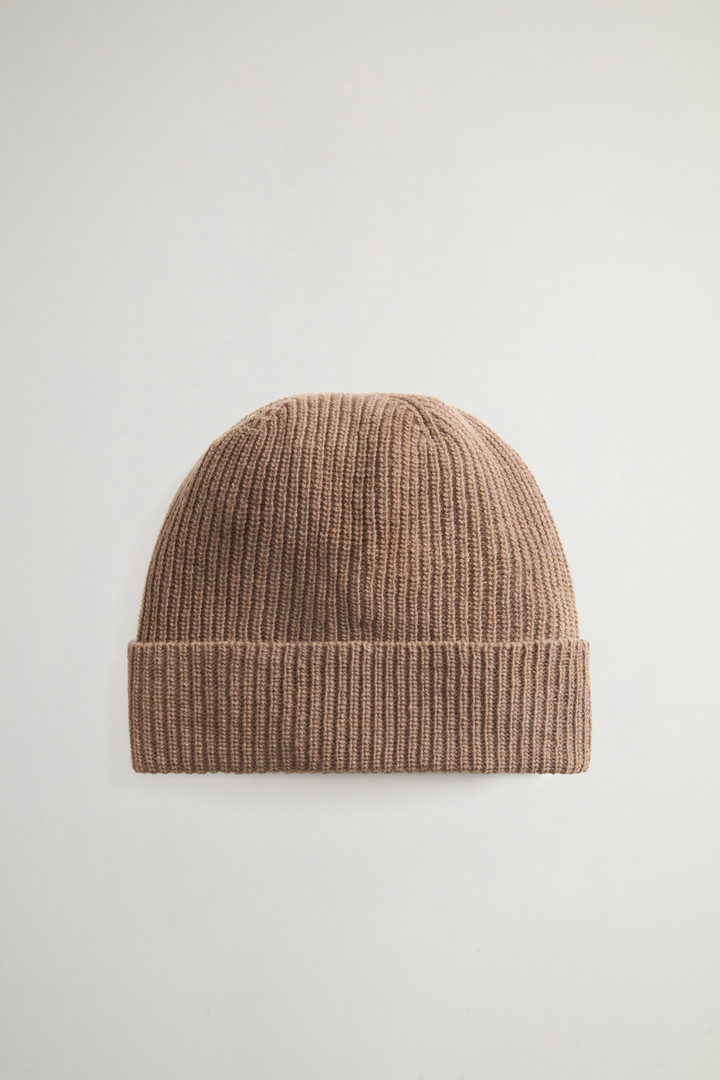 Beanie in Wool Blend Brown photo 2 | Woolrich