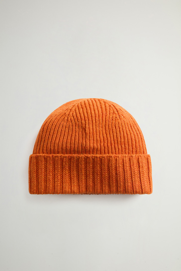 Boys’ Beanie in Wool Blend Orange photo 2 | Woolrich