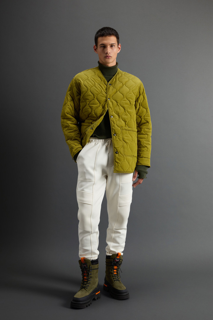 Leichte Daunenjacke aus Ripstop-Nylon-Ciré by Todd Snyder Gelb photo 2 | Woolrich