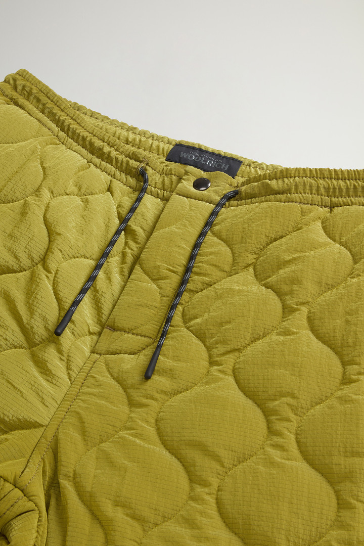 Quilted Pants in Waxed Ripstop Nylon by Todd Snyder Yellow photo 5 | Woolrich