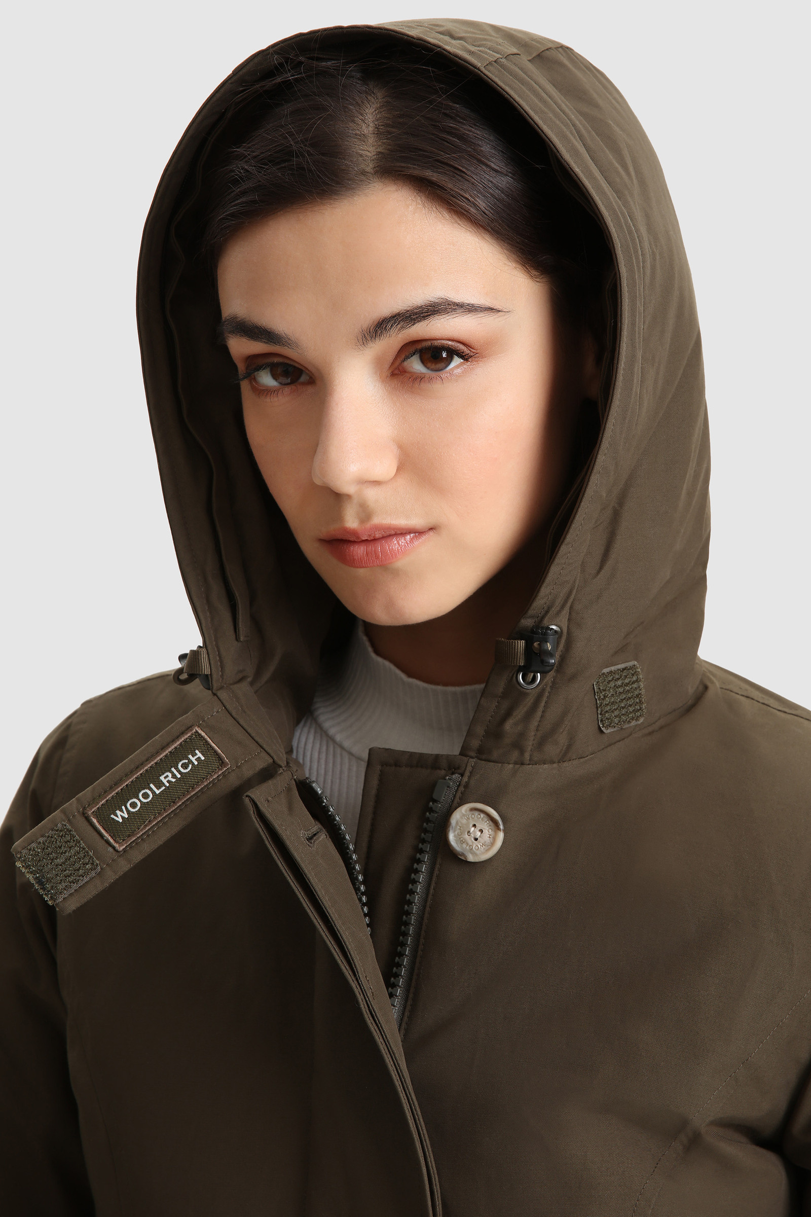 Ramar Cloth Arctic Parka with Removable Fur Green photo 5 | Woolrich