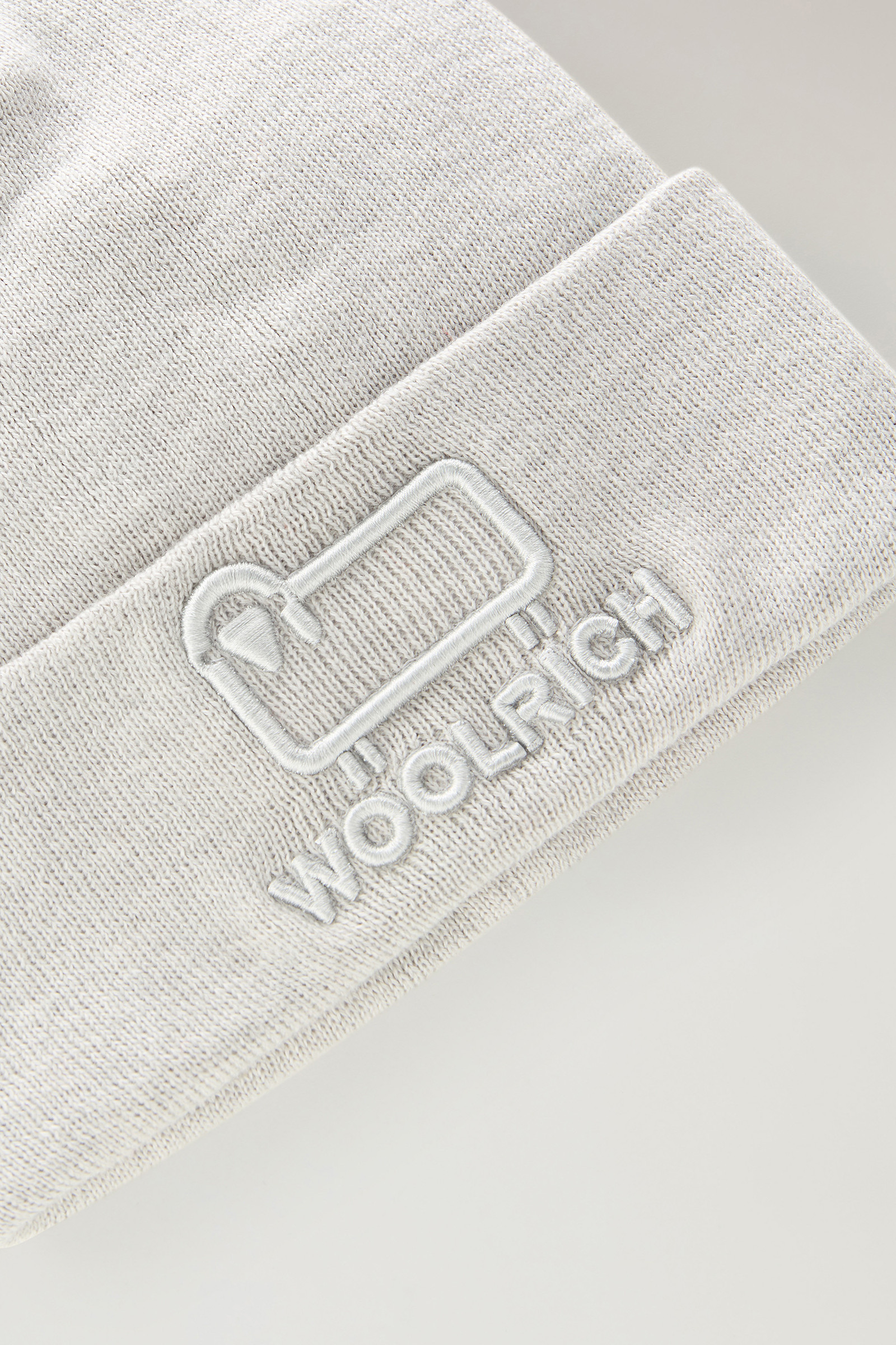 Kids' Beanie with Logo Grey photo 3 | Woolrich