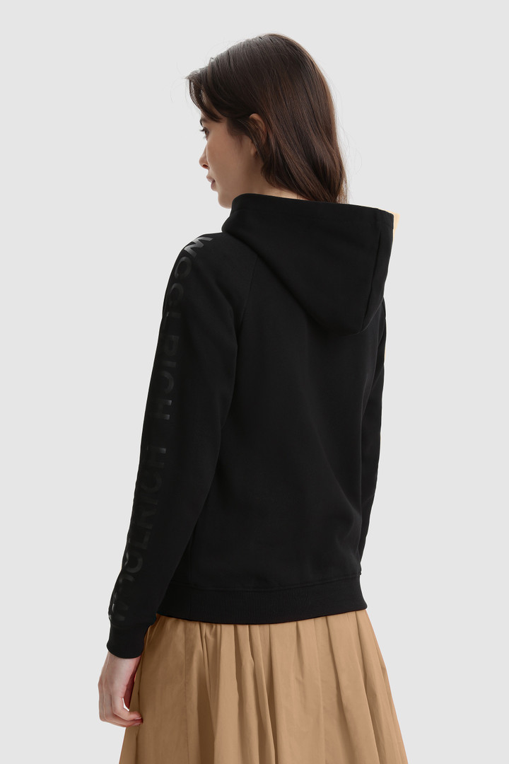 Sweat à capuche en molleton avec logo imprimé