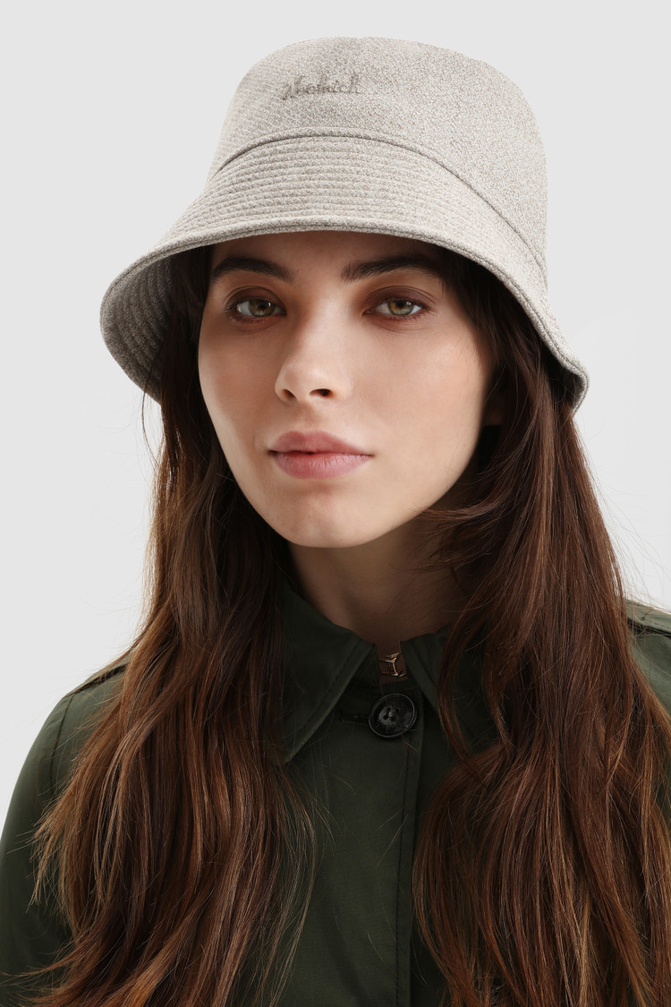 Chapeau de pluie en laine mélangée