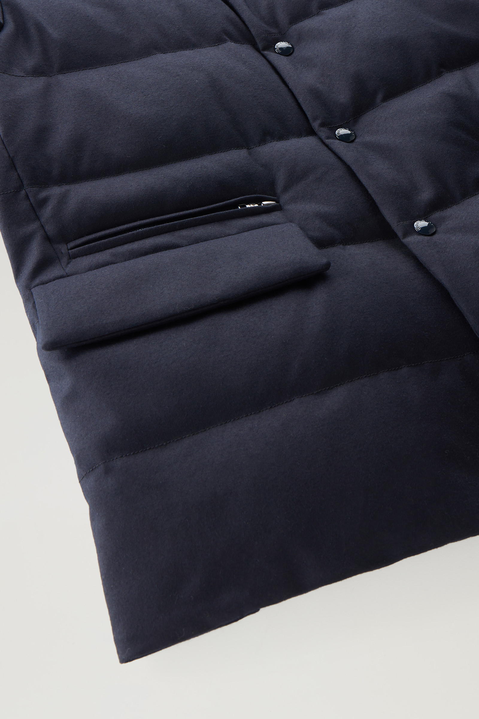 Blazer aus Schurwoll-Flanell von Vitale Barberis Canonico blau photo 7 | Woolrich
