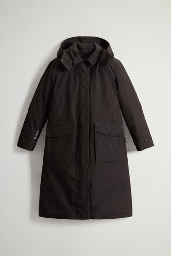 Coat in WINDSTOPPER GORE-TEX Black photo 1 | Woolrich