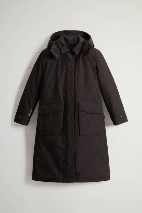 Coat in WINDSTOPPER GORE-TEX Black photo 2 | Woolrich