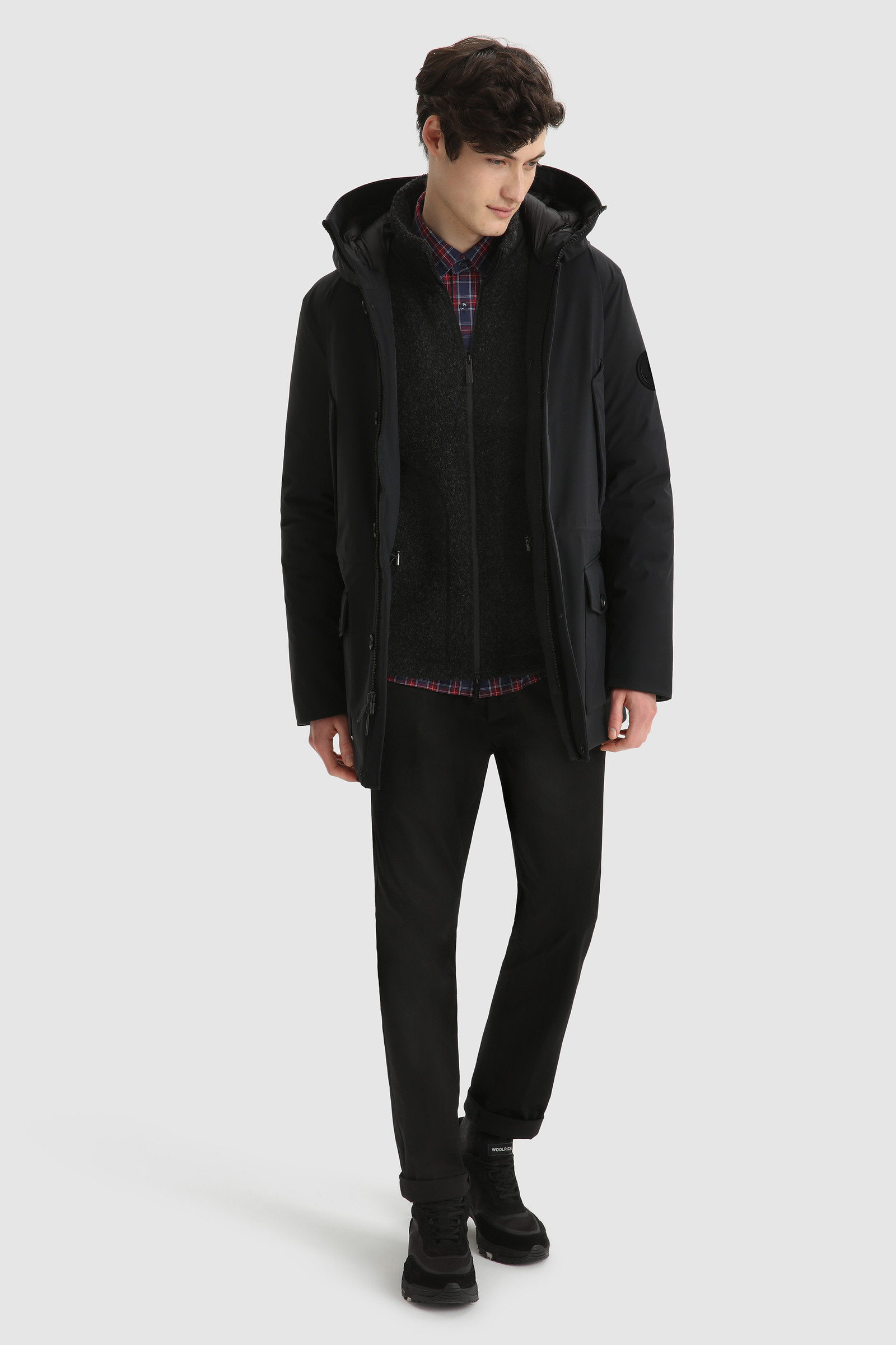 Arctic Parka Stretch avec rembourrage en graphène Noir photo 2 | Woolrich