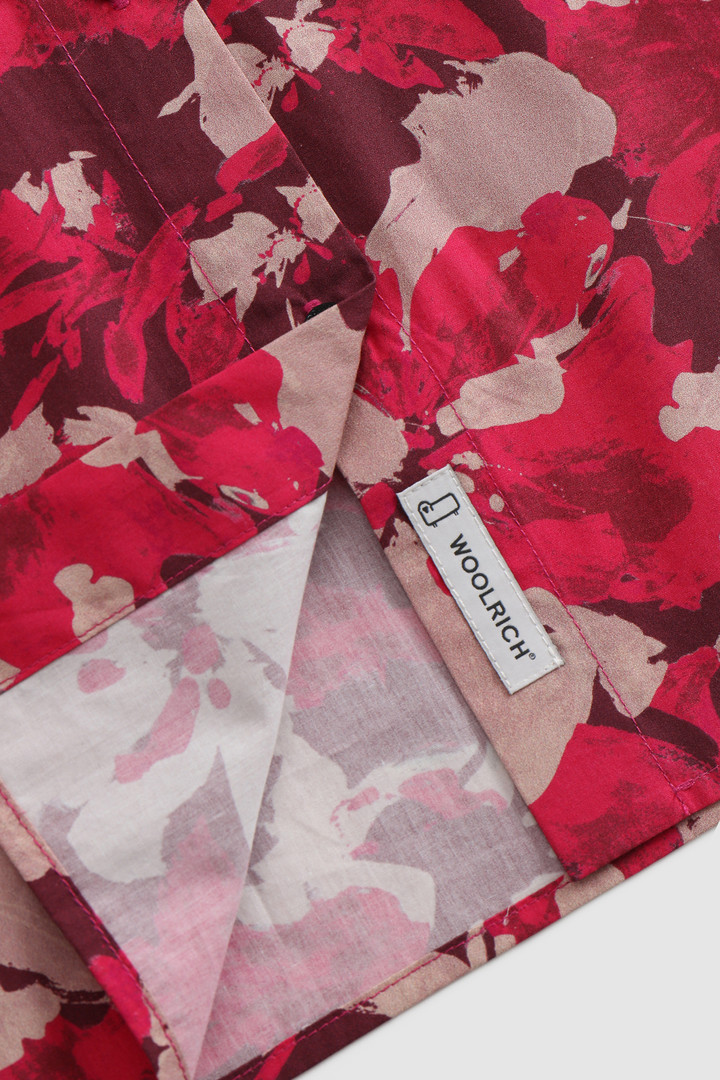 Wilderness Shirt in Cotton Poplin Red photo 7 | Woolrich