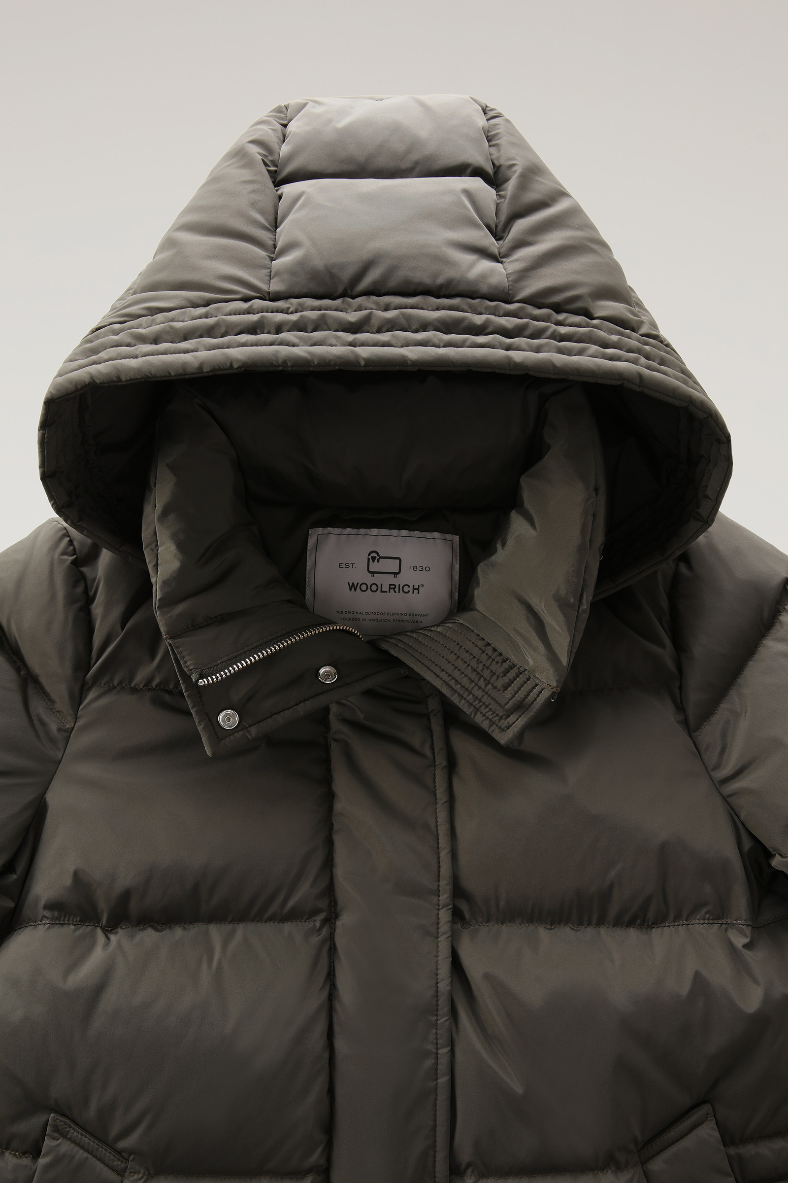 Alsea Hooded Down Jacket Green photo 6 | Woolrich