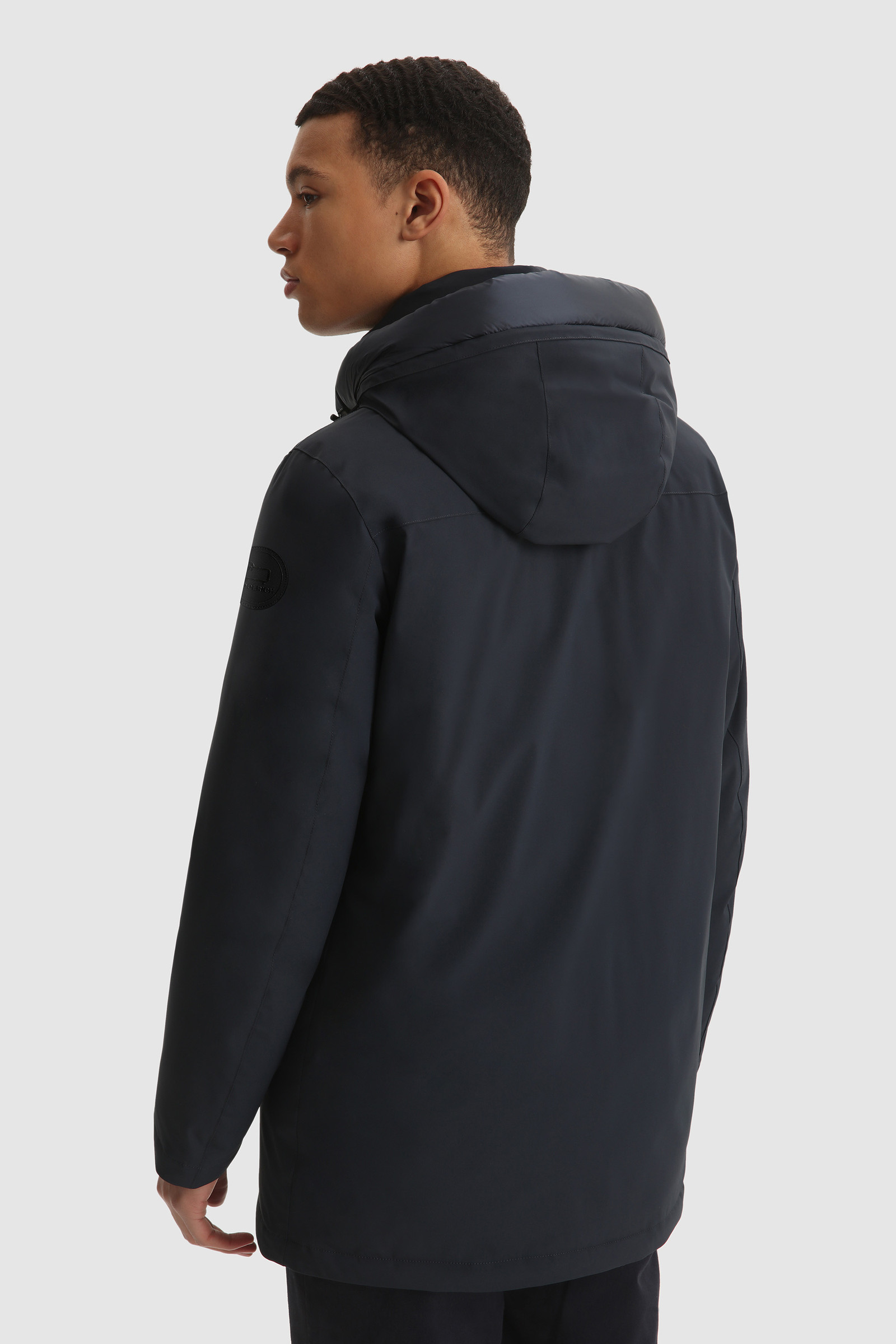 Mountain Parka stretch con imbottitura in Grafene Blu photo 4 | Woolrich