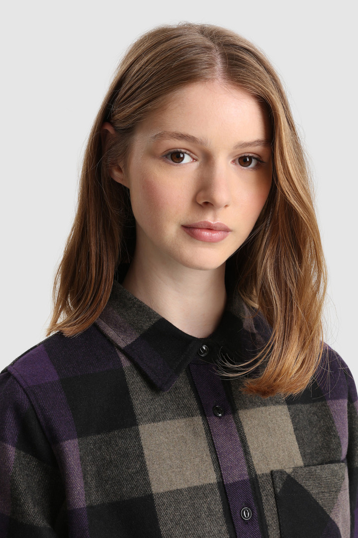 Boyfriend Overshirt - Made in Usa Violet photo 5 | Woolrich
