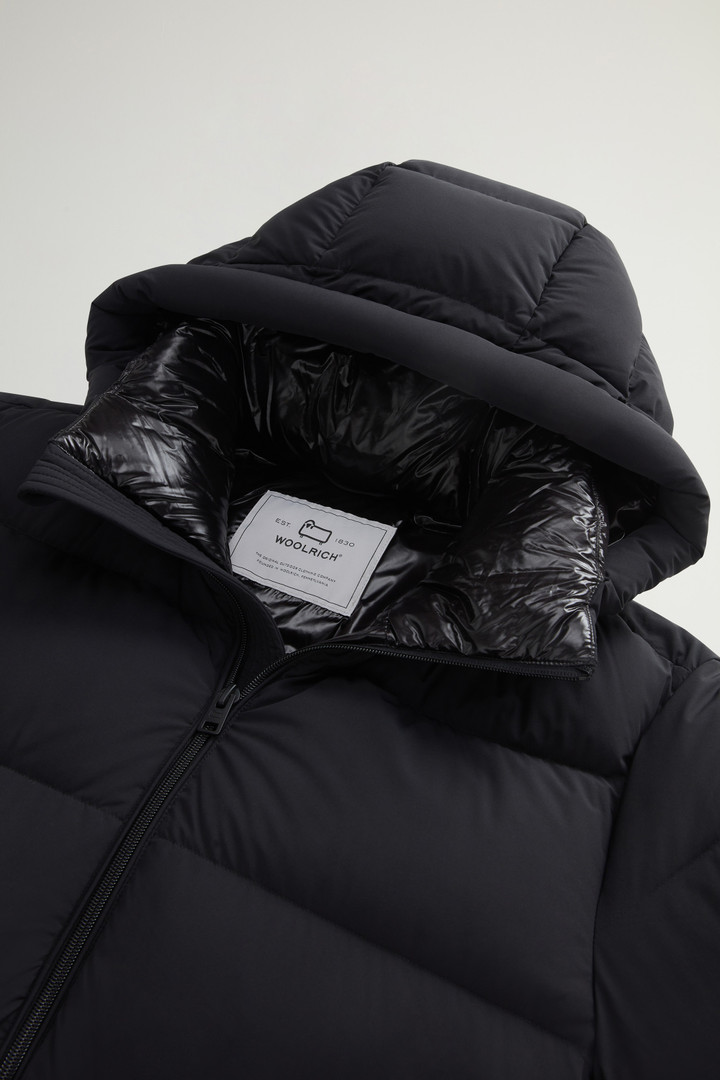 Sierra Supreme Parka lungo in nylon elasticizzato Nero photo 6 | Woolrich