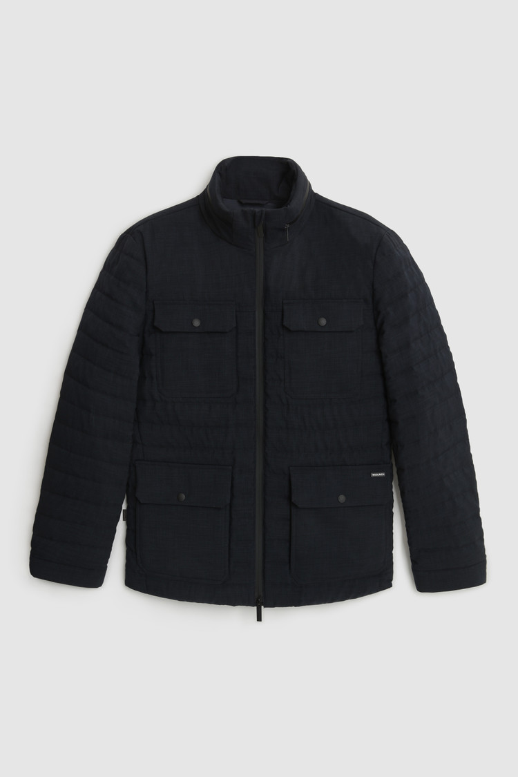City Field Jacket in wool effect fabric